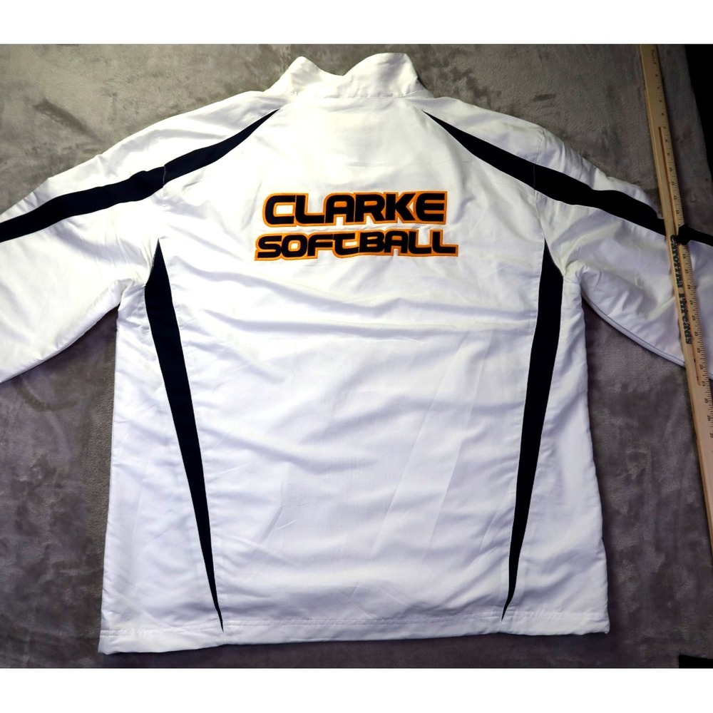 Clarke University Crusaders Software‎ Windbreaker Jacket Size 2XL Dubuque Iowa